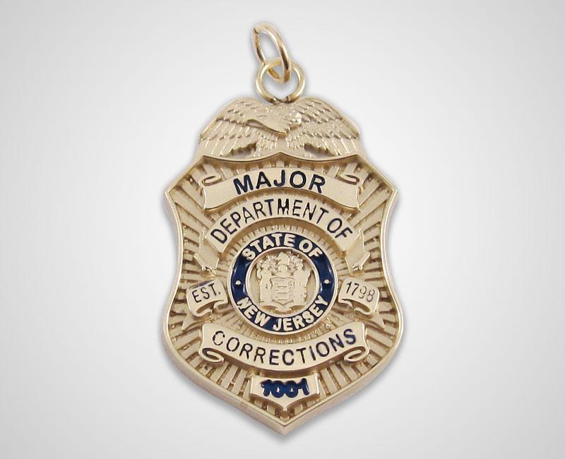 NJ Department of Corrections Charm/Badge